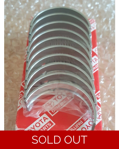 Genuine Toyota 3SGE BEAMS Main crankshaft bearings  -Size .25